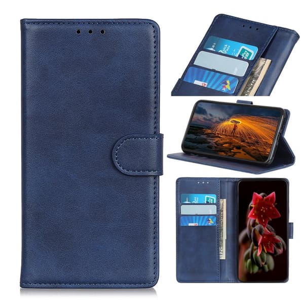 Plånboksfodral för Samsung Galaxy S26 Plus Konstläder Ställ - Blå