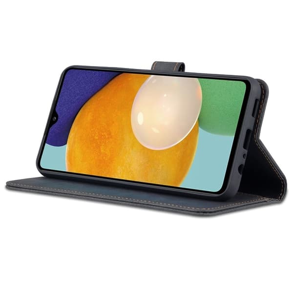 AZNS Samsung Galaxy A13 5G Plånboksfodral Konstläder - Svart