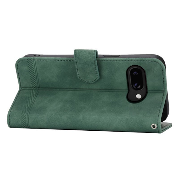 DIERFENG DF-03 Google Pixel 9a Plånboksfodral Konstläder - Grön