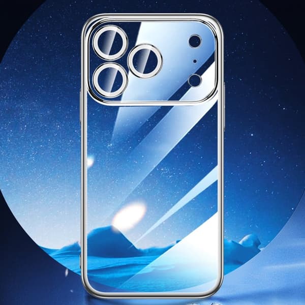 SULADA JINGJIA Mobilskal till iPhone 17 Pro Max Hård PC Klart Silver