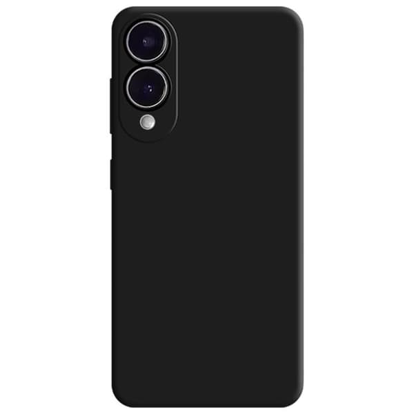3MK Telefontaske til Galaxy S25 Edge Silikone - Sort Svart