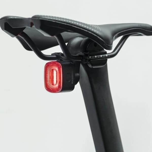 Rockbros Q2S LED USB-C cykelljus bak - Svart Svart