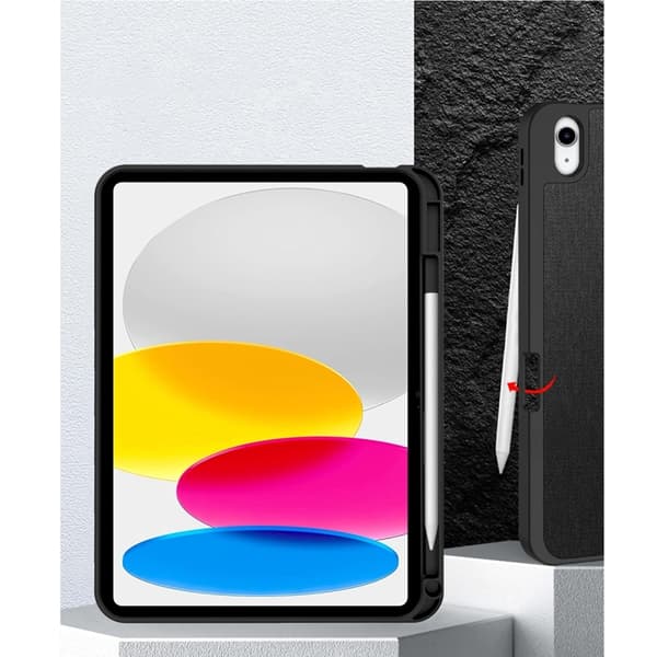 Tech-Protect iPad 10.9"/iPad 11" Fodral Canvas - Svart
