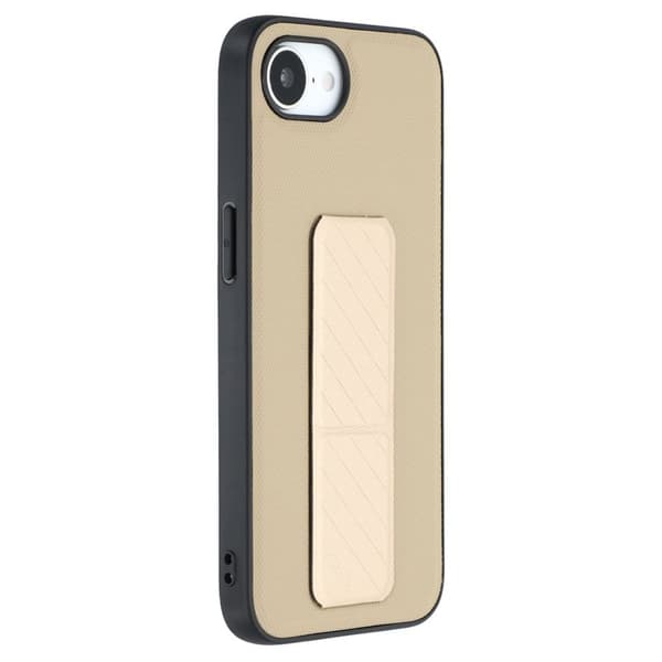 X-LEVEL Mobilskal till iPhone 16e med Kickstand TPU + PU - Guld