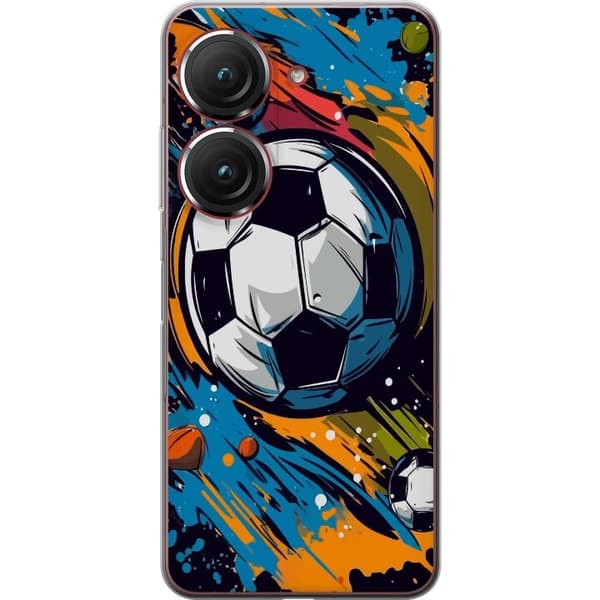 Mobilcover til Asus Zenfone 9 med Fodbolde