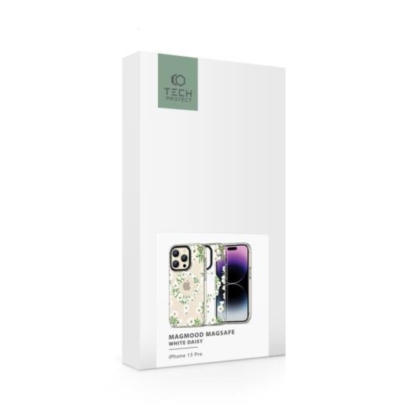 Tech-Protect iPhone 15 Pro Mobilskal Magsafe Mood - Spring Daisy