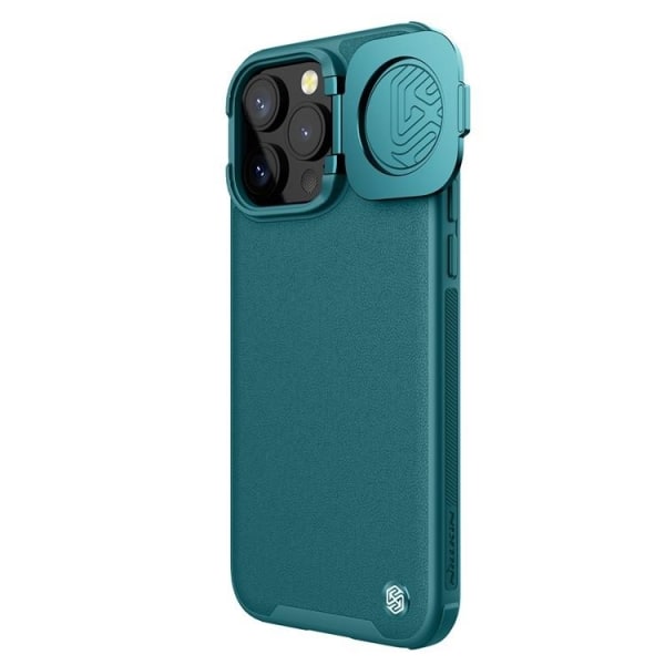 Nillkin iPhone 15 Pro Max matkapuhelimen suojakuori Magsafe CamShield Prop - vihreä