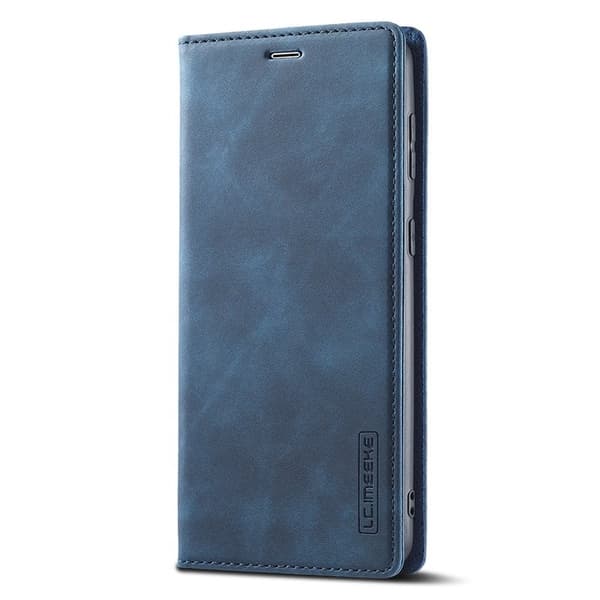 LC.IMEEKE Plånboksfodral Samsung Galaxy S22+ 5G - Konstläder - Blå