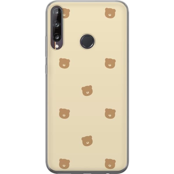 Telefontaske til Huawei P40 lite E med bjørnemønster