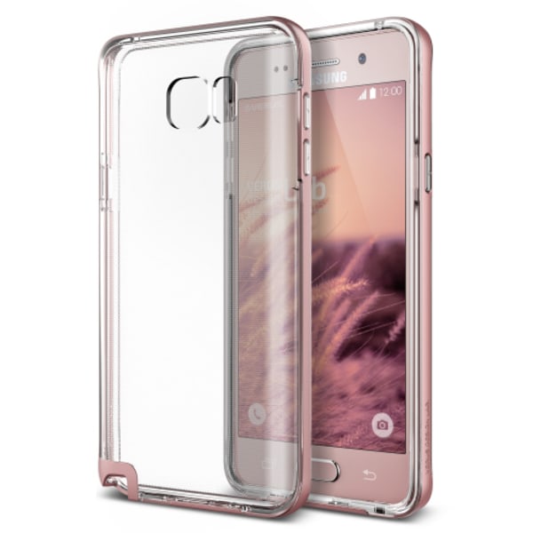 Verus Crystal Bumper Skal till Samsung Galaxy Note 5 - Rose Gold