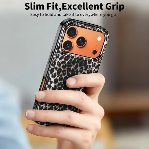 Tech-Protect Mobilcover til iPhone 17 Pro MagSafe Lamano - Leopard Brun
