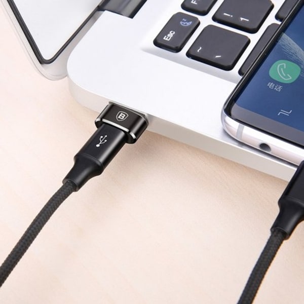 Baseus USB Type-C to USB Adapter - Svart Svart