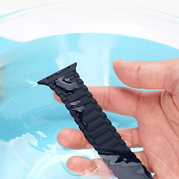 Dux Ducis Apple Watch 6/7/8/SE (38/40/41mm) Armband Silicone Armored - Blå