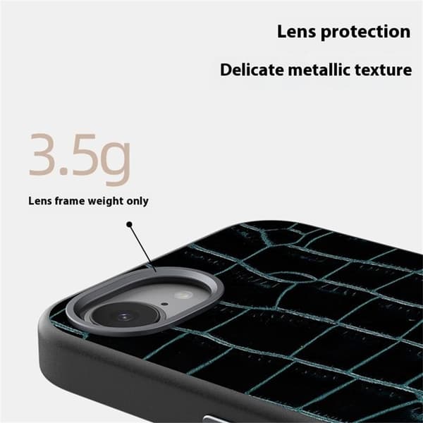 ABEEL Mobilskal till iPhone 16e MagSafe Äkta Läder Grön