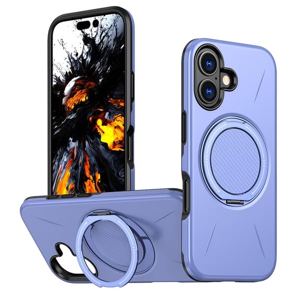 Mobilskal till iPhone 17 MagSafe Rotating Kickstand - Lila Lila