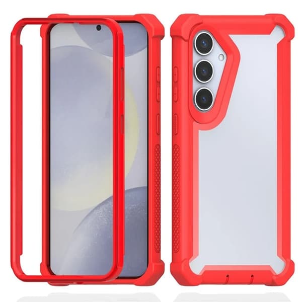 Mobilskal till Galaxy A35 5G TPU + PC Shockproof Röd