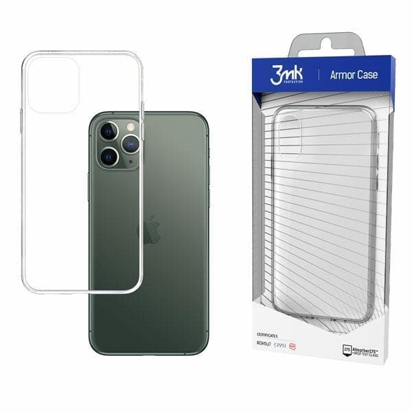 3MK Clear All-Safe Armor Skal iPhone 11 Pro - Läpinäkyvä Transparent