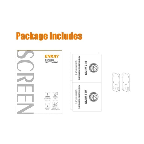 [2-PACK] ENKAY Xiaomi 13 Lite Kameralinsskydd i Härdat glas
