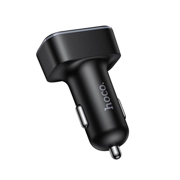 Hoco Billaddare 42W 1xUSB-C 2xUSB-A QC3.0 Z63A - Svart Svart