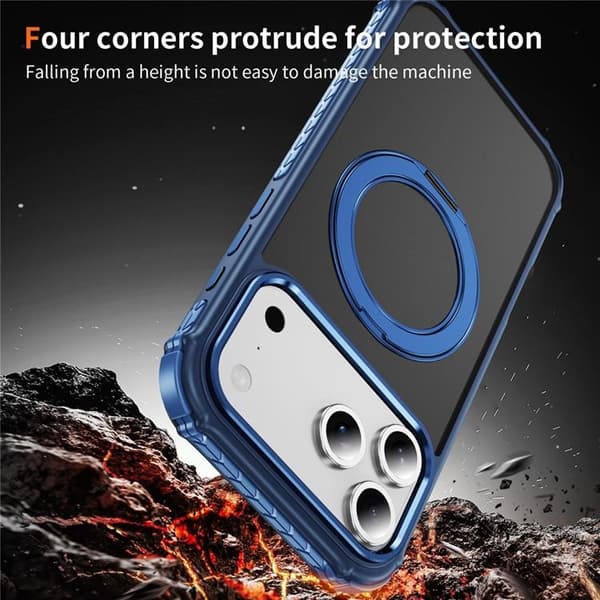 Mobilskal till iPhone 17 Pro Max MagSafe Skin Touch - Blå Blå