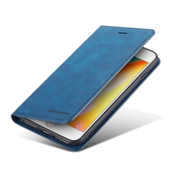 FORWENW Fantasy Series Mobilskal till iPhone 8 Plus KonstLäder - Blå