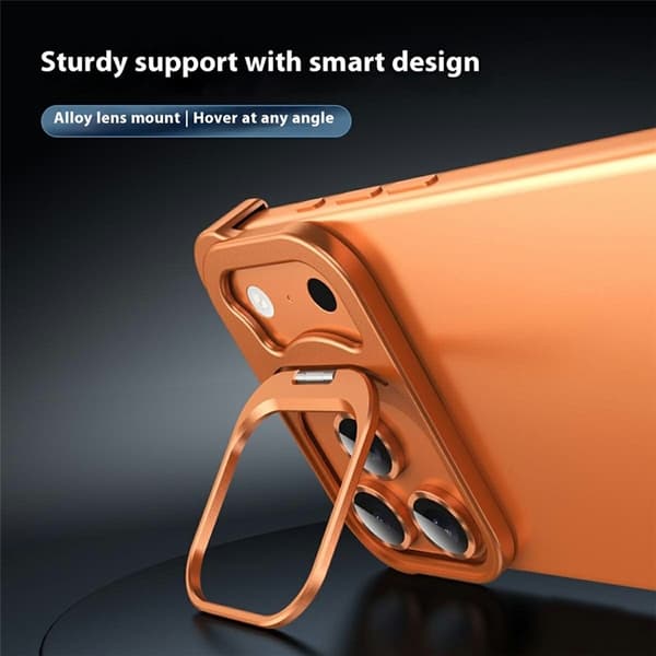 Mobilskal till iPhone 17 Pro Heat Dissipating Kickstand - Svart Svart