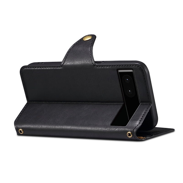 DENIOR Google Pixel 6a Plånboksfodral Konstläder Svart