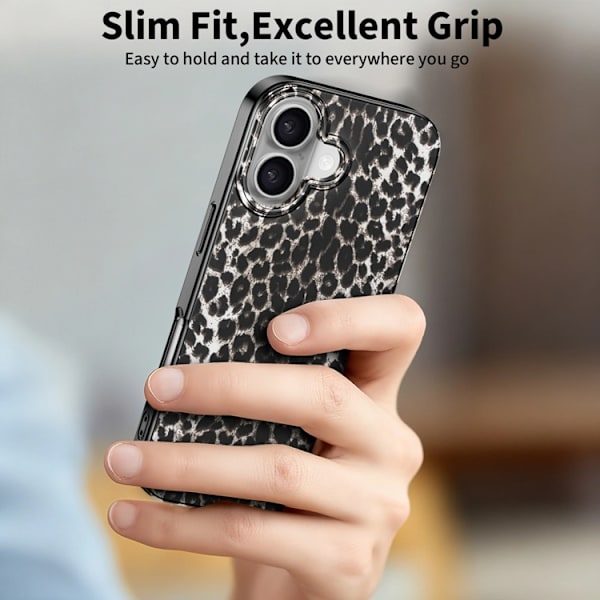 Tech-Protect Mobilskal till iPhone 17 MagSafe Lamano - Leopard Brun