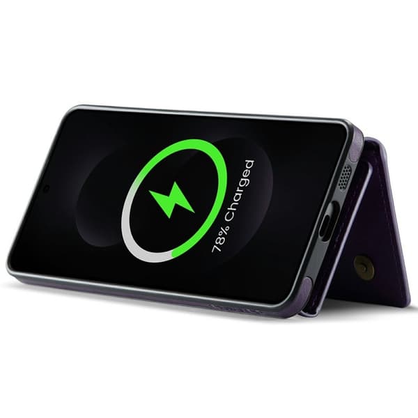 DG.MING M6 Series Mobilskal till Samsung Galaxy S25 Edge Magnetisk Lila