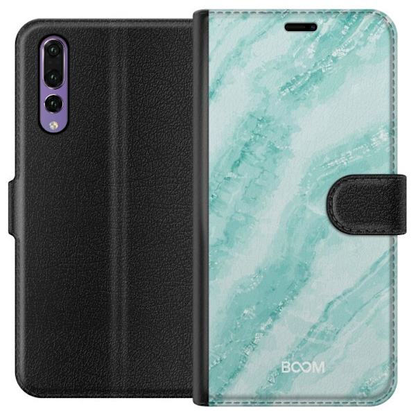 Pung-etui til Huawei P20 Pro med Mint Marble