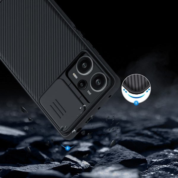 Nillkin Xiaomi Redmi Note 12 Turbo/Poco F5 Mobilskal CamShield Svart