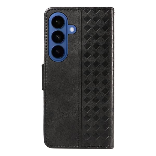 Samsung Galaxy S26 / S26 Pro Plånboksfodral Konstläder Ställ - Svart