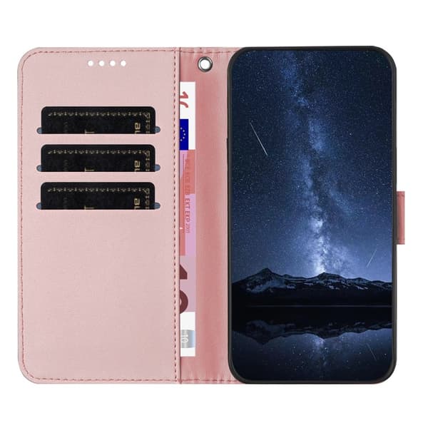 Galaxy A17 / A26 Plånboksfodral Anti Drop - Roséguld Roséguld