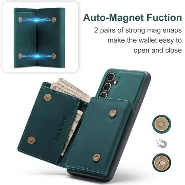 DG.MING M1 Series Mobilskal till Samsung Galaxy A56 5G Kickstand Grön