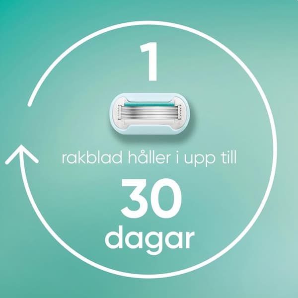 Gillette Rakhyvel Pro Smooth Sensitive + 3st rakblad Roséguld