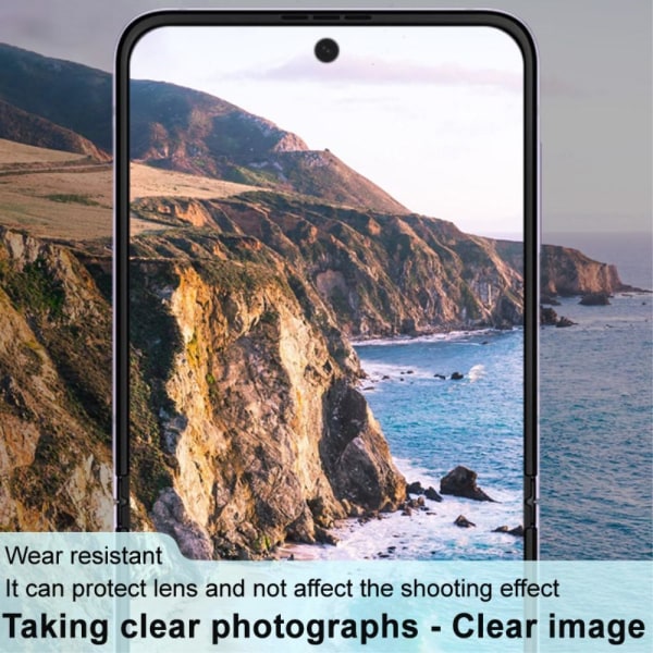IMAK Linsskydd Härdat glas Samsung Z Flip 3 - Svart Svart
