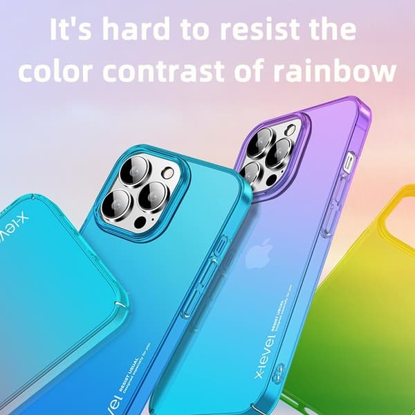 X-LEVEL Mobilskal till iPhone 15 Pro Max Colorful Series Gult