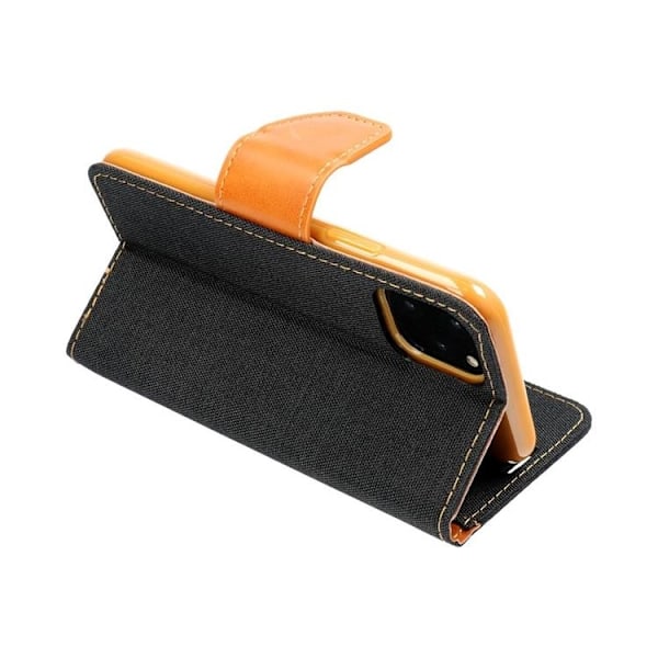 Xiaomi Redmi Note 13 5G Plånboksfodral Canvas - Svart