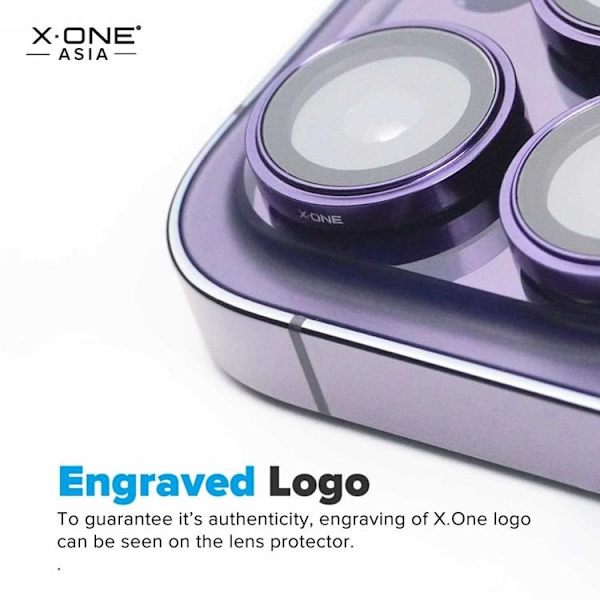 X-One iPhone 13 Mini/13 Kameralinsskydd Härdat glas Armor Pro