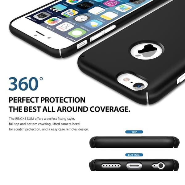 Ringke Logo-Cut Slim Dual Coated Skal till Apple iPhone 6 / 6S  (Vit) Vit
