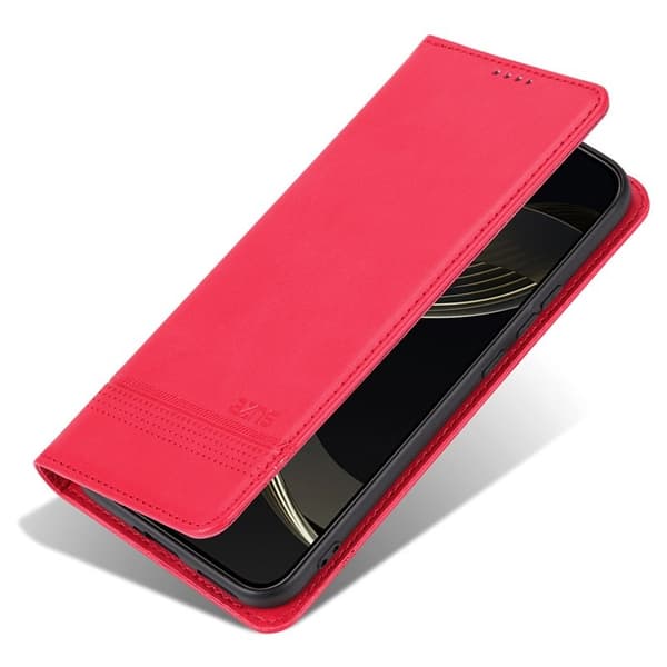 AZNS Xiaomi 15 Pro Plånboksfodral Konstläder - Röd
