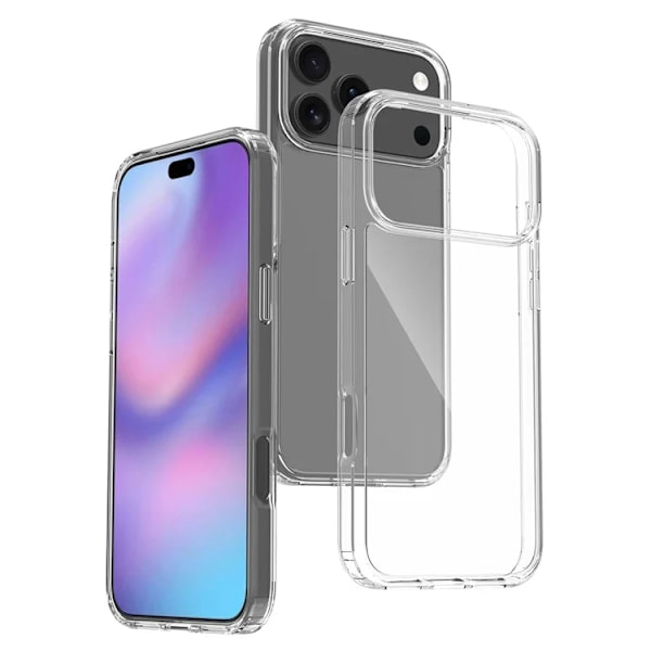 Mobilskal till iPhone 17 Pro Max Acrylic Shockproof - Transparent Transparent