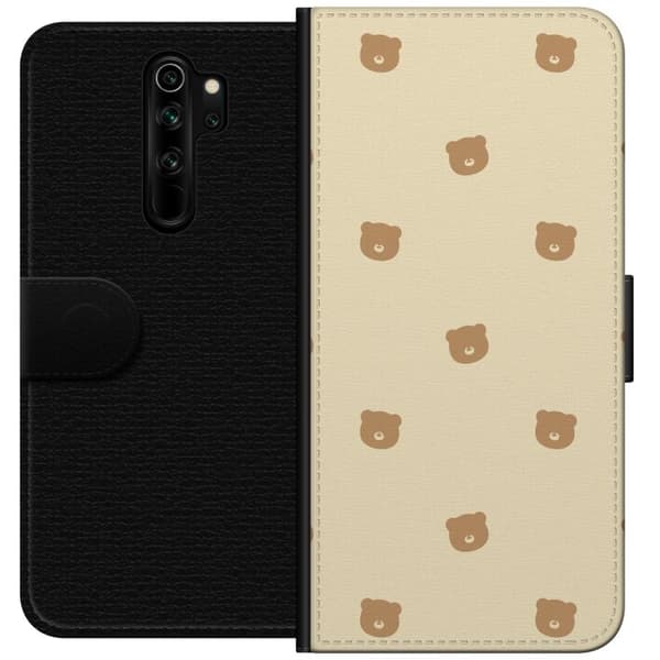 Pung Taske til Xiaomi Redmi Note 8 Pro med bjørnemønster