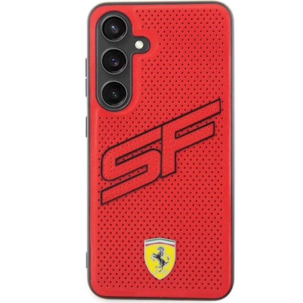 Ferrari Galaxy S24 Plus Mobilskal Big SF Perforated - Röd
