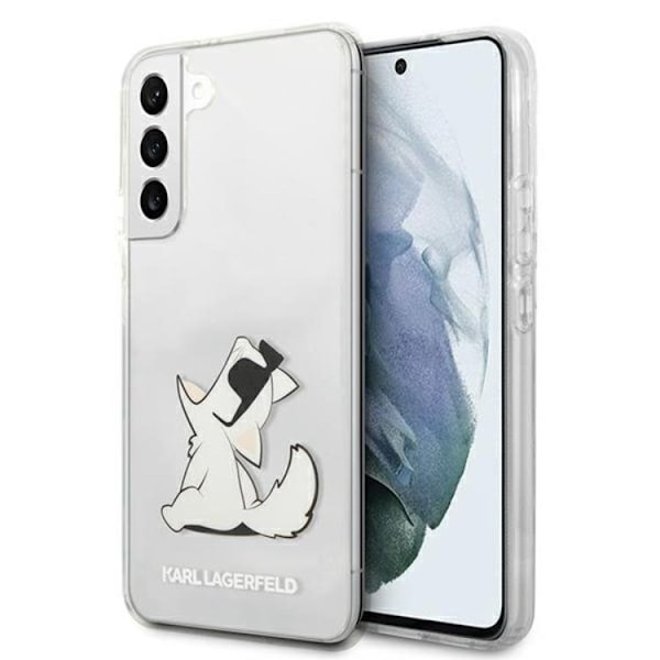 Karl Lagerfeld Choupette Eat Skal Galaxy S22 Plus - Transparent