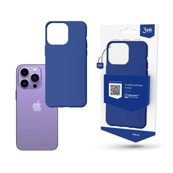 3MK iPhone 14 Pro Max Skal Matt Lovage - Blå Blå