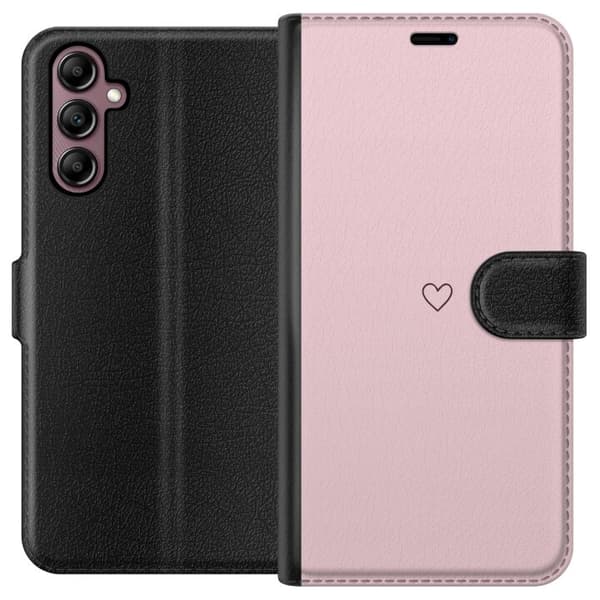 Pung Taske til Samsung Galaxy A14 5G med Lille Hjerte