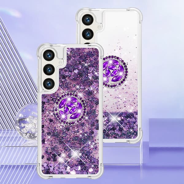 Mobilskal för Samsung Galaxy S26 Plus TPU Kickstand - Mörklila