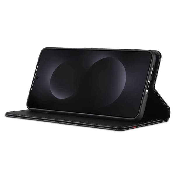 LC.IMEEKE Samsung Galaxy S25 Edge Plånboksfodral Konstläder - Vit