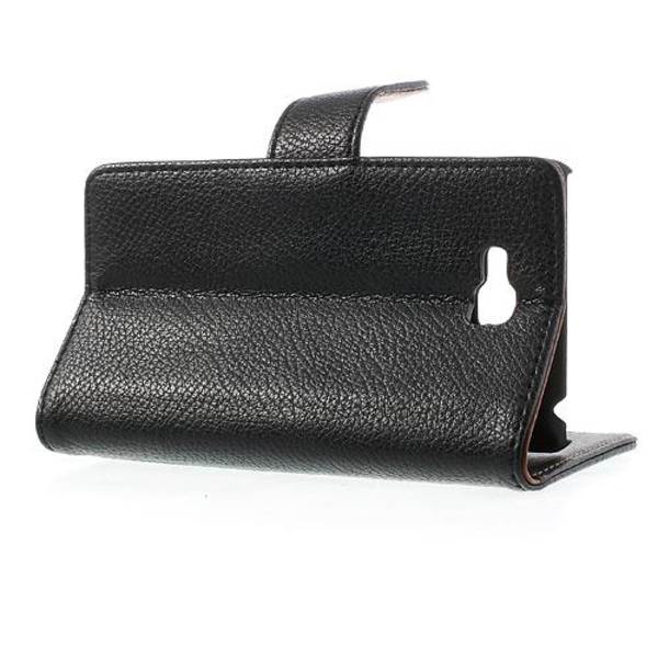 Præget pung etui til LG Optimus L9 II (sort) Black